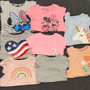 Baby T-Shirts With Various Designs-Set of 8
